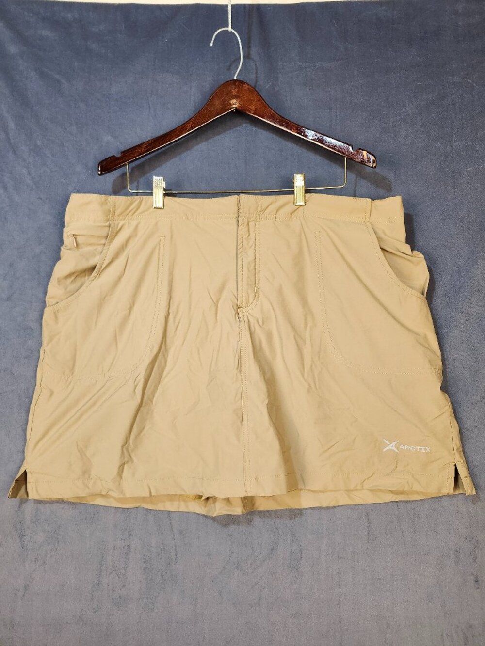 Arctix Cream Khaki Athletic Lightweight Skort Size 2X